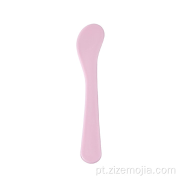 Colher cosmética pequena de plástico de 15 cm de creme